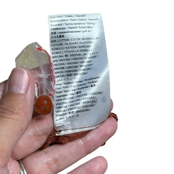 Farm Rio Cinnamon Dark Brown Ruffle Strap Maxi Dress Women’s US XS - Picture 6 of 11